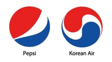 Pepsi Logo and Korean Air Logo